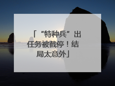 “特种兵”出任务被截停！结局太意外
