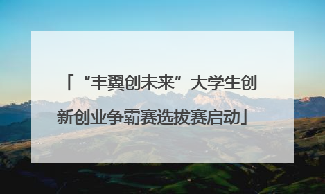 “丰翼创未来”大学生创新创业争霸赛选拔赛启动