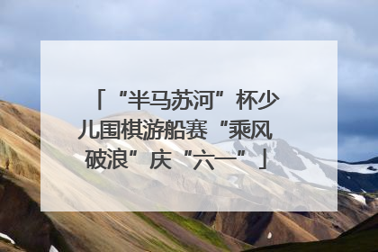 “半马苏河”杯少儿围棋游船赛“乘风破浪”庆“六一”