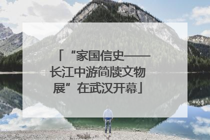 “家国信史——长江中游简牍文物展”在武汉开幕