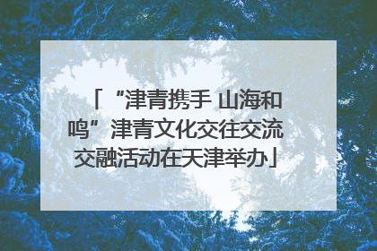 “津青携手 山海和鸣”津青文化交往交流交融活动在天津举办