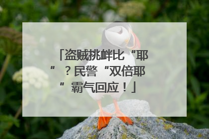 盗贼挑衅比“耶”？民警“双倍耶”霸气回应！