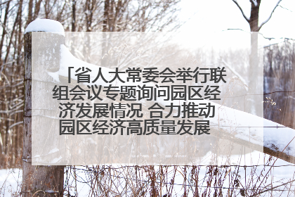 省人大常委会举行联组会议专题询问园区经济发展情况 合力推动园区经济高质量发展 王宁主持会议并讲话 王予波带队到会应询
