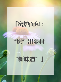 窑炉面包：“烤”出乡村“新味道”