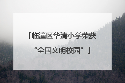 临潼区华清小学荣获“全国文明校园”