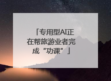 专用型AI正在帮旅游业者完成“功课”
