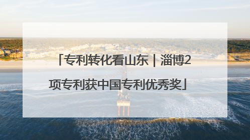 专利转化看山东｜淄博2项专利获中国专利优秀奖