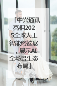 中兴通讯亮相2025全球人工智能终端展，展示AI全场景生态布局