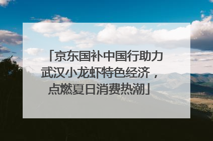 京东国补中国行助力武汉小龙虾特色经济，点燃夏日消费热潮