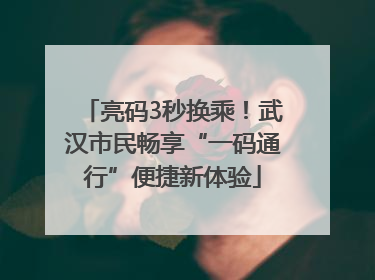 亮码3秒换乘！武汉市民畅享“一码通行”便捷新体验