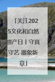 关注2025文化和自然遗产日丨守真守艺 器象新章