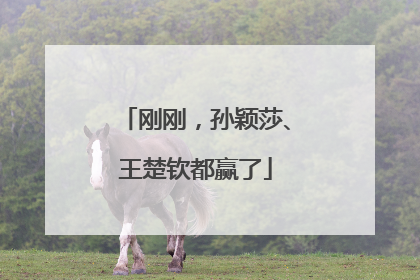 刚刚，孙颖莎、王楚钦都赢了