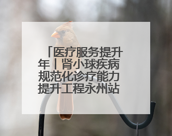 医疗服务提升年丨肾小球疾病规范化诊疗能力提升工程永州站活动举行