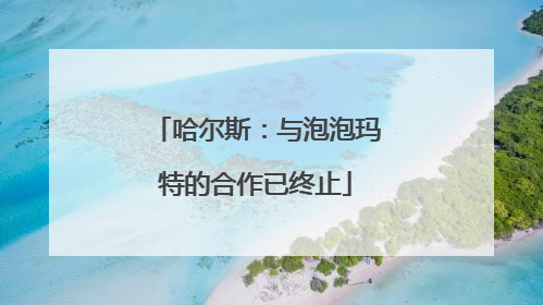 哈尔斯：与泡泡玛特的合作已终止