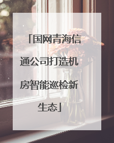 国网青海信通公司打造机房智能巡检新生态