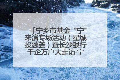 宁乡市基金“宁”来演专场活动（星城投融荟）暨长沙银行千企万户大走访·宁乡专场活动举行