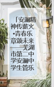安澜精神传薪火•青春乐章颂未来——芜湖市第二中学安澜中学生管乐团第十二届公益展演圆满举行