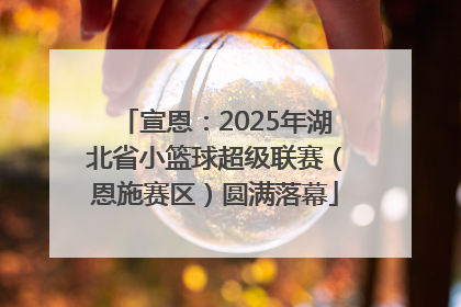 宣恩：2025年湖北省小篮球超级联赛（恩施赛区）圆满落幕