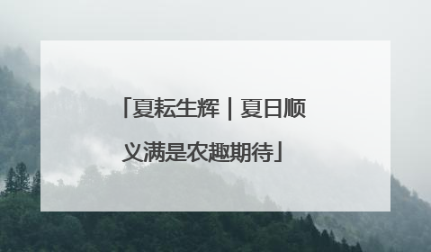 夏耘生辉｜夏日顺义满是农趣期待