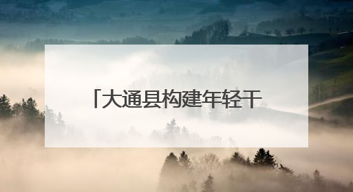 大通县构建年轻干部选育管用成长链
