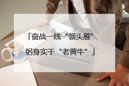 奋战一线“领头雁” 躬身实干“老黄牛”
