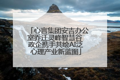 心言集团安吉办公室乔迁灵峰智慧谷 政企携手共绘AI泛心理产业新蓝图