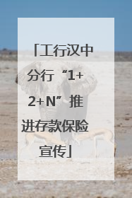 工行汉中分行“1+2+N”推进存款保险宣传