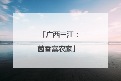广西三江：菌香富农家