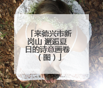 来德兴市新岗山 邂逅夏日的诗意画卷（图）