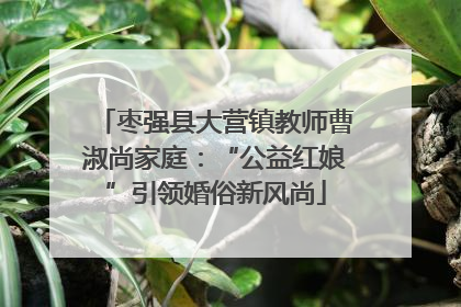 枣强县大营镇教师曹淑尚家庭：“公益红娘”引领婚俗新风尚