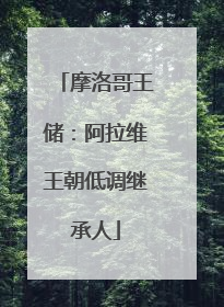 摩洛哥王储：阿拉维王朝低调继承人