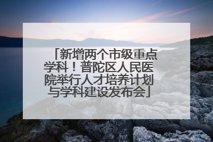 新增两个市级重点学科！普陀区人民医院举行人才培养计划与学科建设发布会
