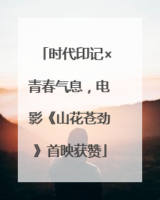 时代印记×青春气息，电影《山花苍劲》首映获赞