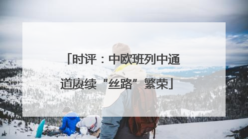 时评：中欧班列中通道赓续“丝路”繁荣