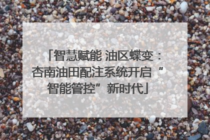 智慧赋能 油区蝶变：杏南油田配注系统开启“智能管控”新时代