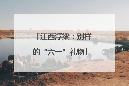 江西浮梁：别样的“六一”礼物