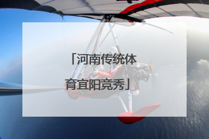 河南传统体育宜阳竞秀