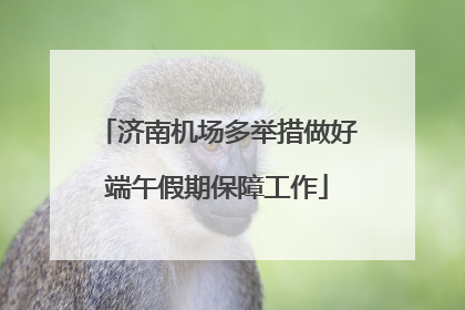 济南机场多举措做好端午假期保障工作