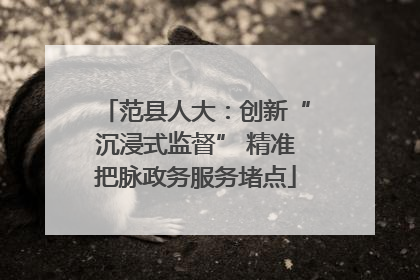 范县人大：创新“沉浸式监督” 精准把脉政务服务堵点