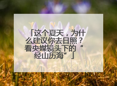 这个夏天，为什么建议你去日照？看央媒镜头下的“经山历海”