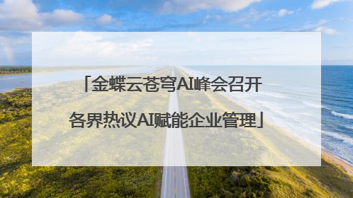 金蝶云苍穹AI峰会召开 各界热议AI赋能企业管理