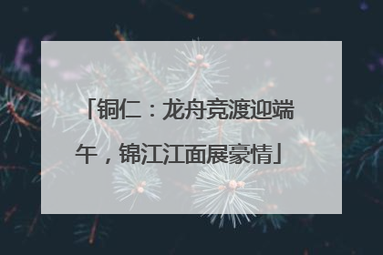 铜仁：龙舟竞渡迎端午，锦江江面展豪情