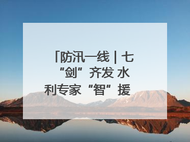 防汛一线｜七“剑”齐发 水利专家“智”援湘西北抗洪流