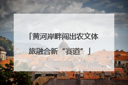 黄河岸畔闯出农文体旅融合新“赛道”