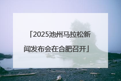 2025池州马拉松新闻发布会在合肥召开
