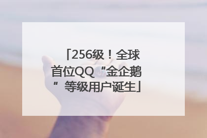 256级！全球首位QQ“金企鹅”等级用户诞生